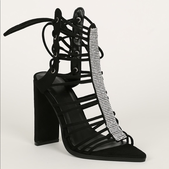 NEW URBANOG FAUX SUEDE HEEL - Picture 5 of 7